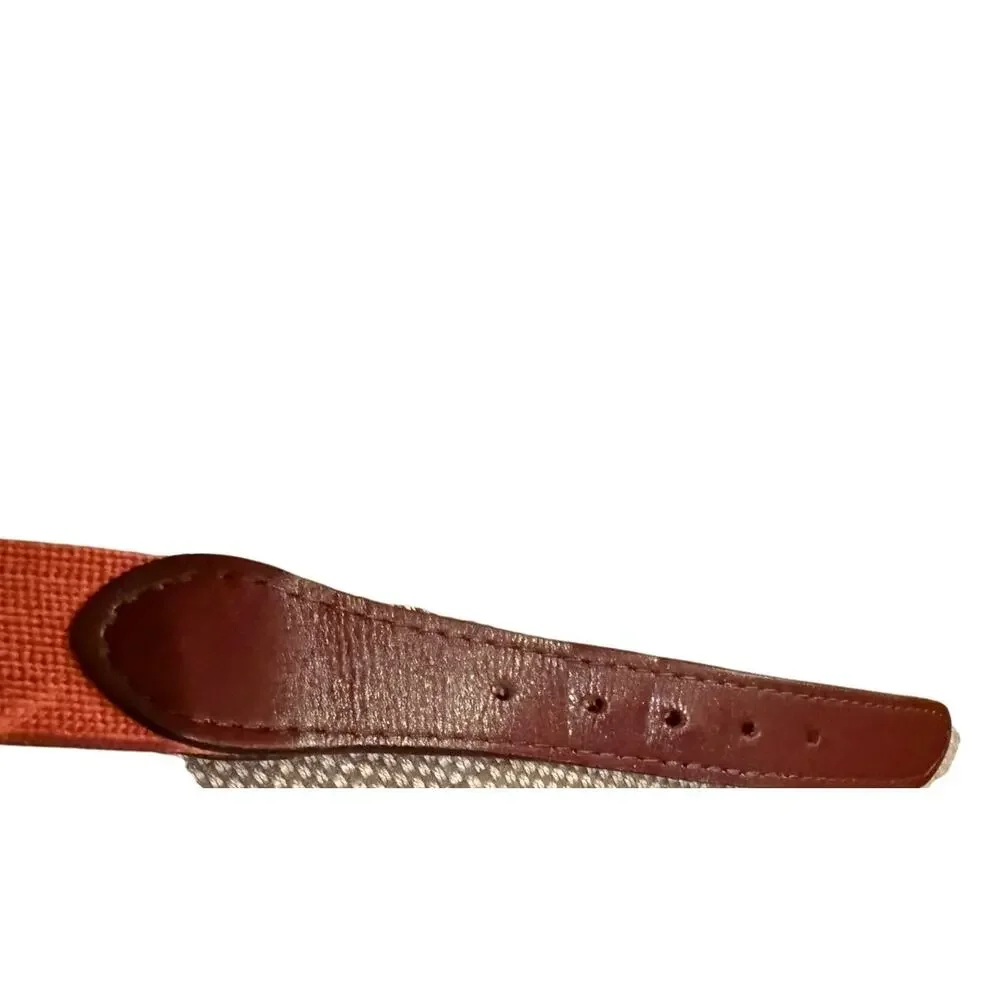 SMATHERS & BRANSON Bonefish Needlepoint Belt